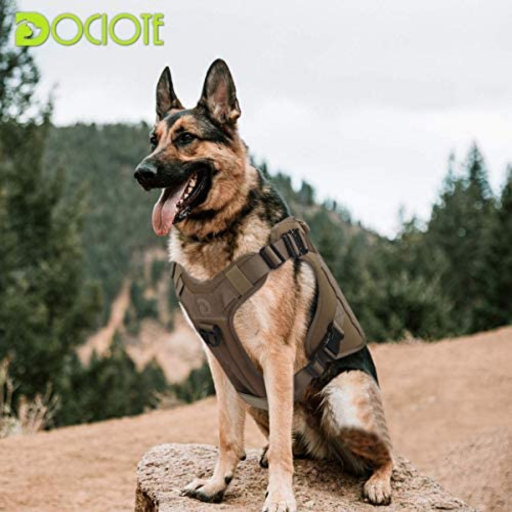 Dog Harness- Tactical ☆ Dociote - Size Medium - cream/ beige/ tan / khaki color